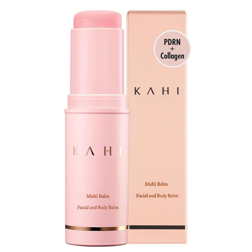 KAHI Wrinkle Bounce Multi Balm Stick | PDRN Collagen Wrinkle Stick | Korean Skin Care |All-in-One Hydrating Lip Balm Eye Cream Neck Cream Make Up Base & Face Mist Moisture Balm