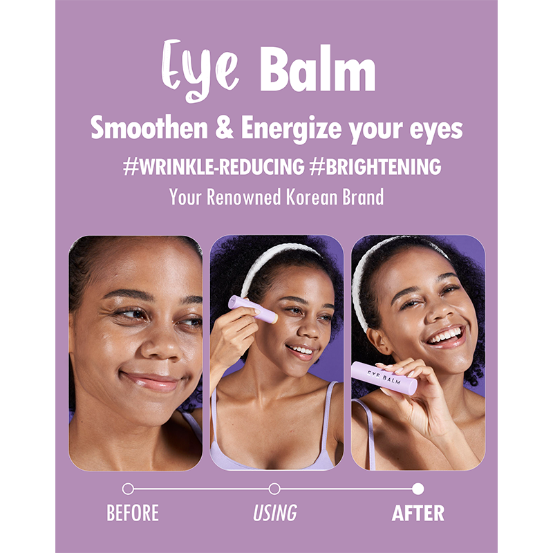 Eye Balm Stick & Moisture | Under Eye Brightener & Glow | Hydrating Stick & Multi-Purpose Korean Cream Dark Circles & Fine Lines (0.32 oz)