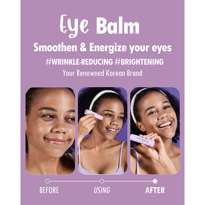 Eye Balm Stick & Moisture | Under Eye Brightener & Glow | Hydrating Stick & Multi-Purpose Korean Cream Dark Circles & Fine Lines (0.32 oz)