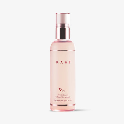 Wrinkle Bounce Collagen Mist Ampoule, Salmon Collagen Infused Face Mist, Long Lasting Hydration Anti Fine Line Firming Spray, On The Go Makeup Setting Korean Skin Care