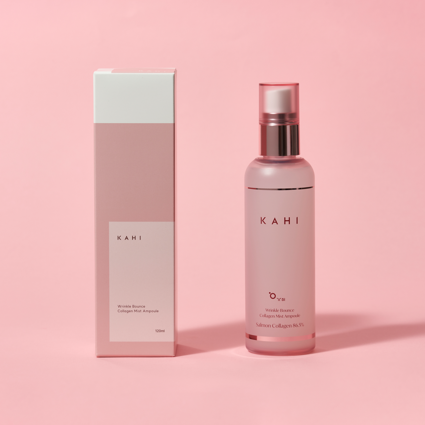 Wrinkle Bounce Collagen Mist Ampoule, Salmon Collagen Infused Face Mist, Long Lasting Hydration Anti Fine Line Firming Spray, On The Go Makeup Setting Korean Skin Care