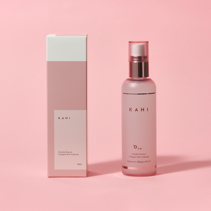 Wrinkle Bounce Collagen Mist Ampoule, Salmon Collagen Infused Face Mist, Long Lasting Hydration Anti Fine Line Firming Spray, On The Go Makeup Setting Korean Skin Care